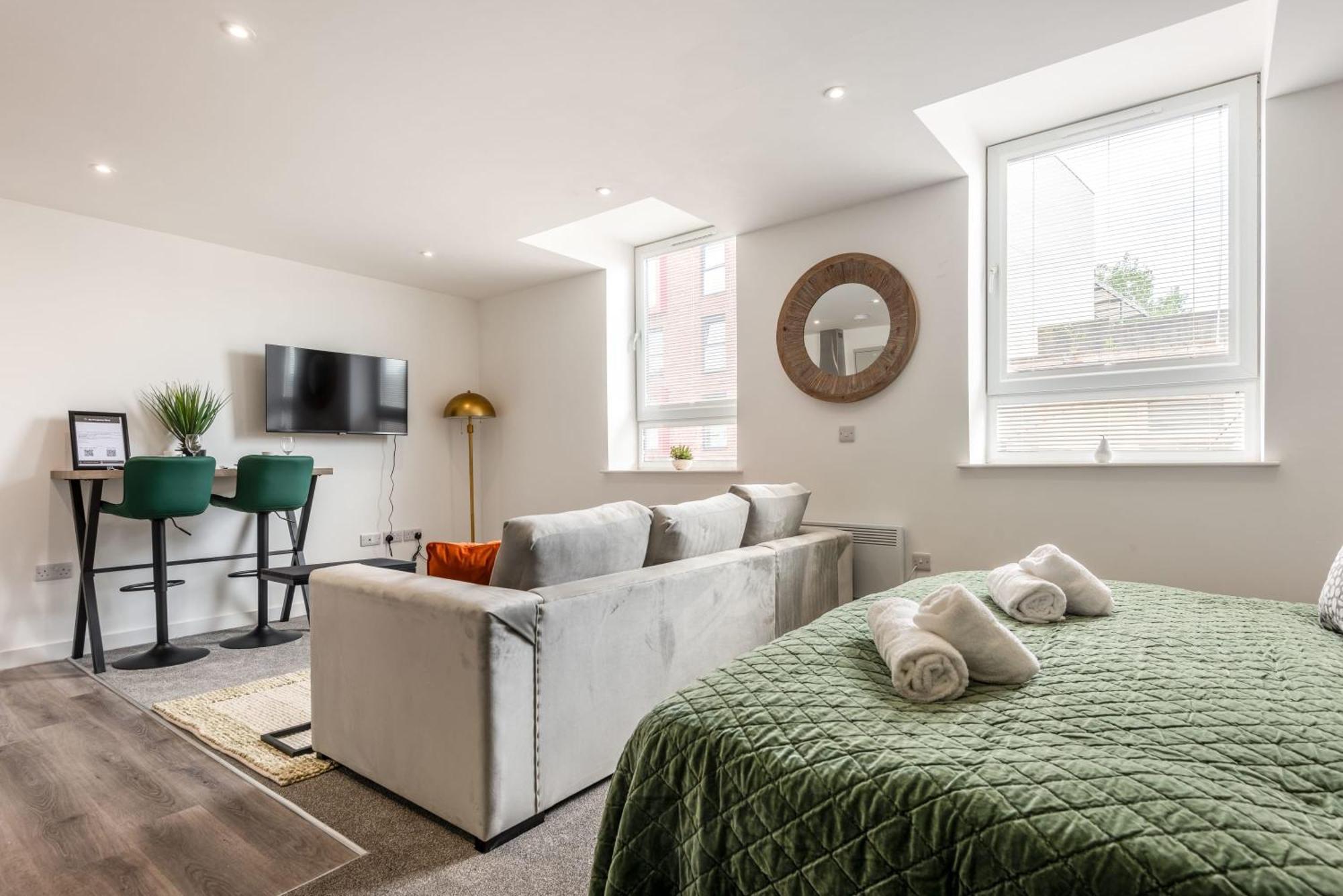 Contemporary 1 Bed Central Rotherham Studio Ngoại thất bức ảnh