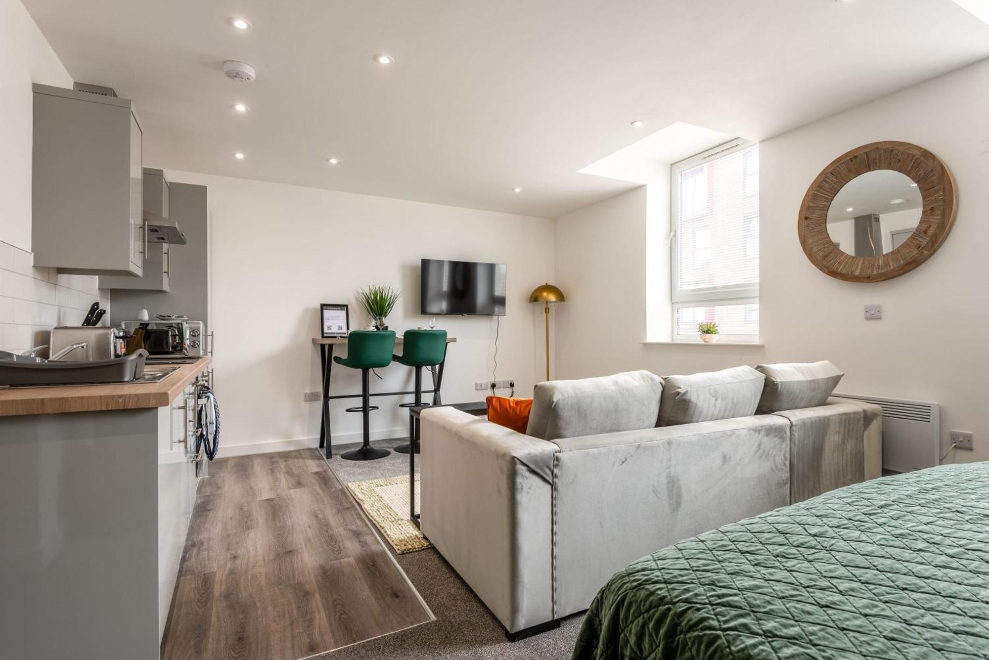 Contemporary 1 Bed Central Rotherham Studio Ngoại thất bức ảnh